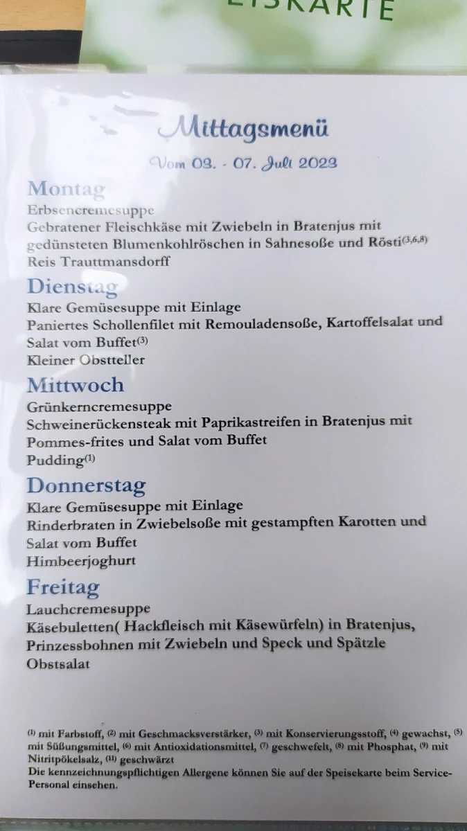Speisekarte photo 2