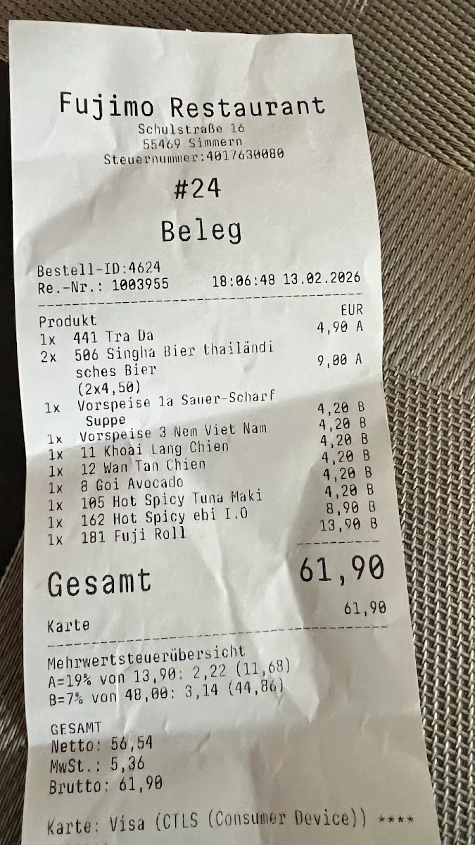 Speisekarte photo 5