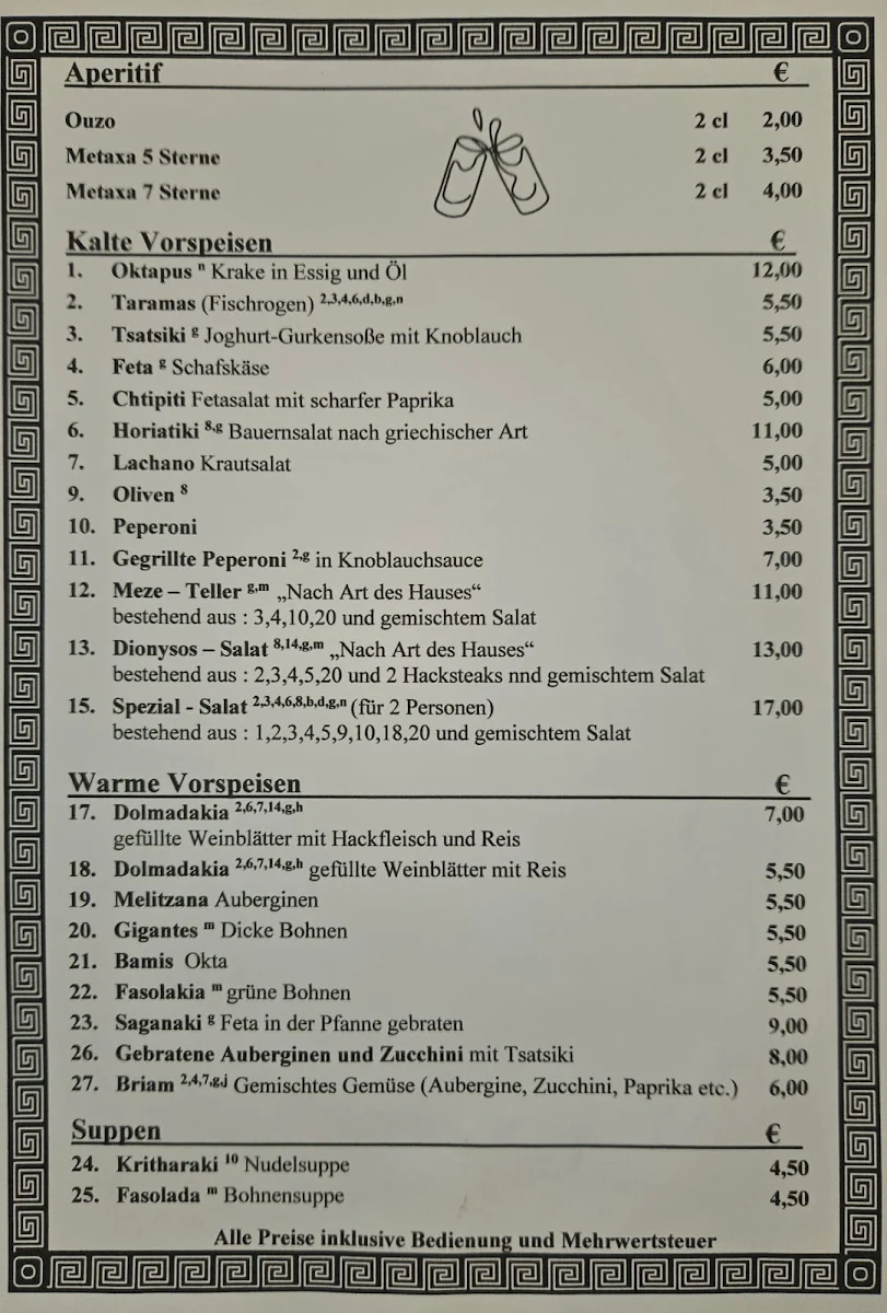 Speisekarte photo 2