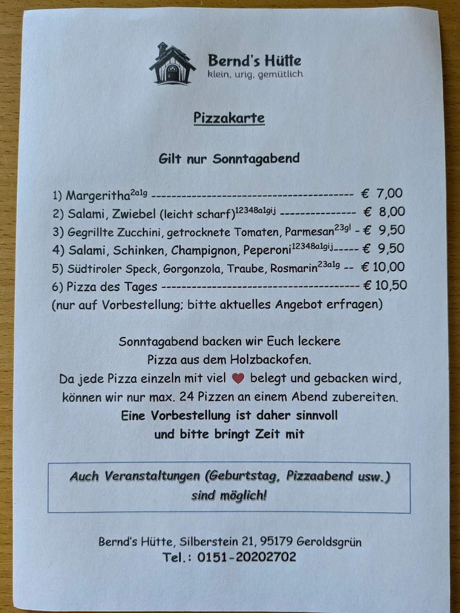 Speisekarte photo 1