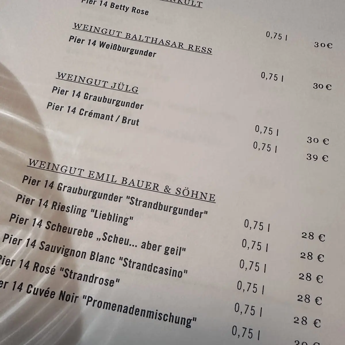 Speisekarte photo 4