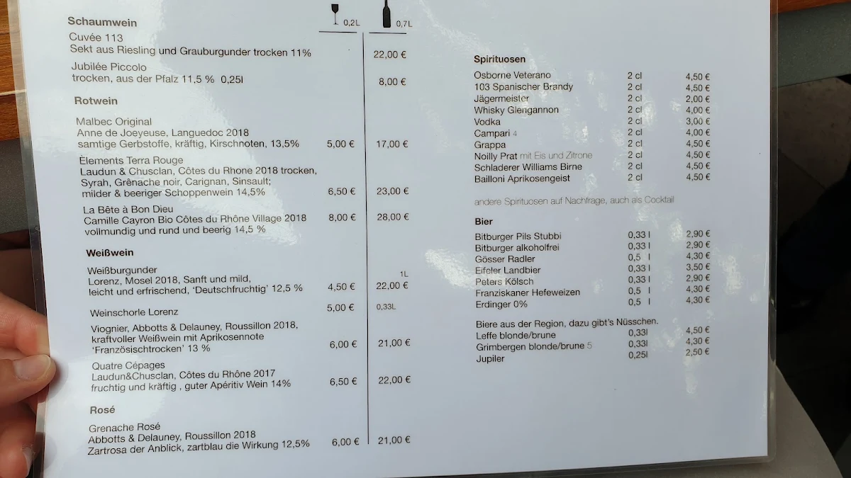 Speisekarte photo 1