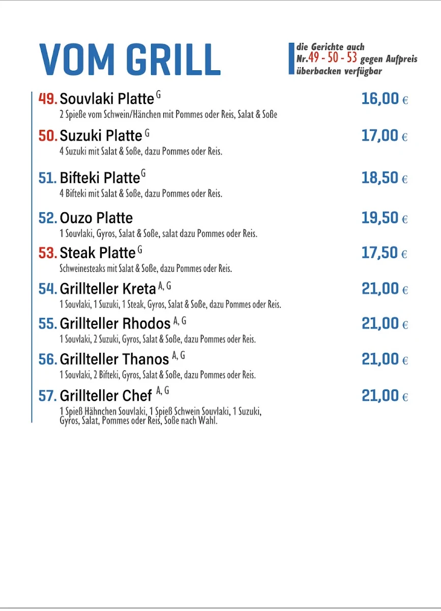 Speisekarte photo 5