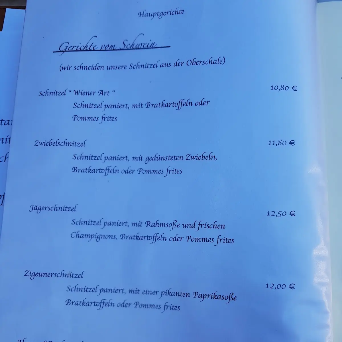 Speisekarte photo 5