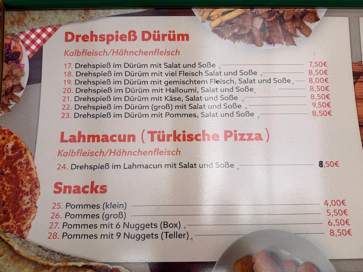 Speisekarte photo 2