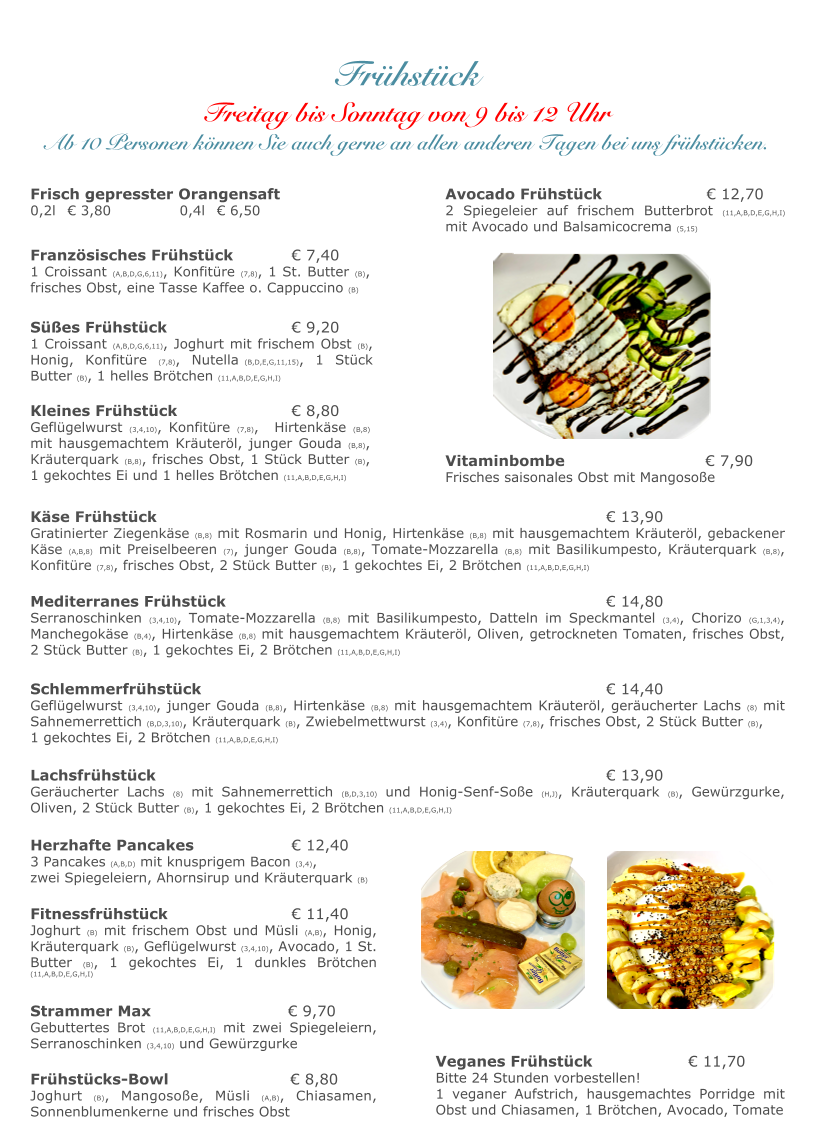 Speisekarte photo 1