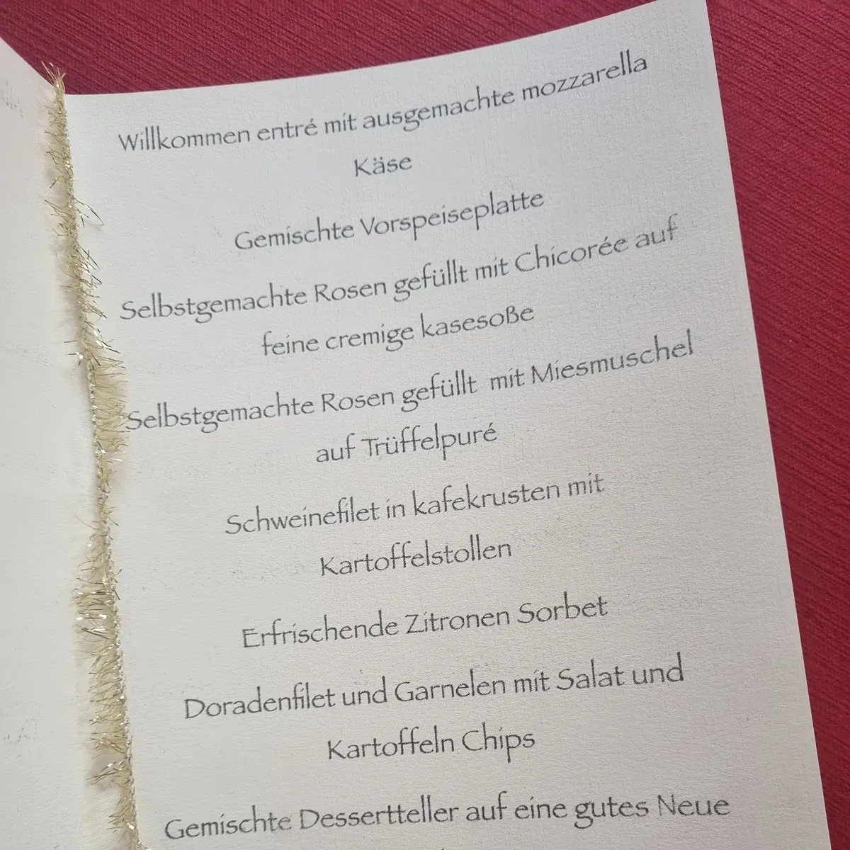 Speisekarte photo 4