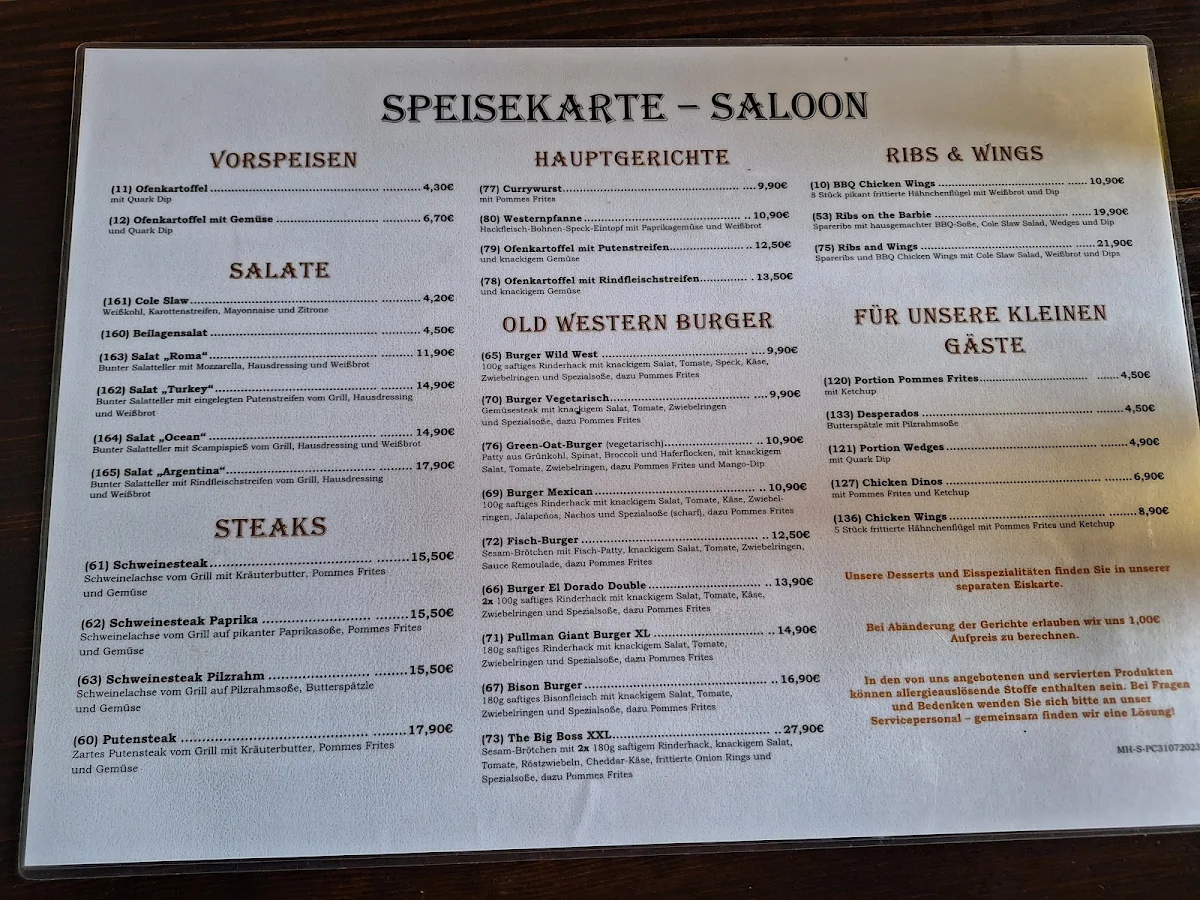 Speisekarte photo 2