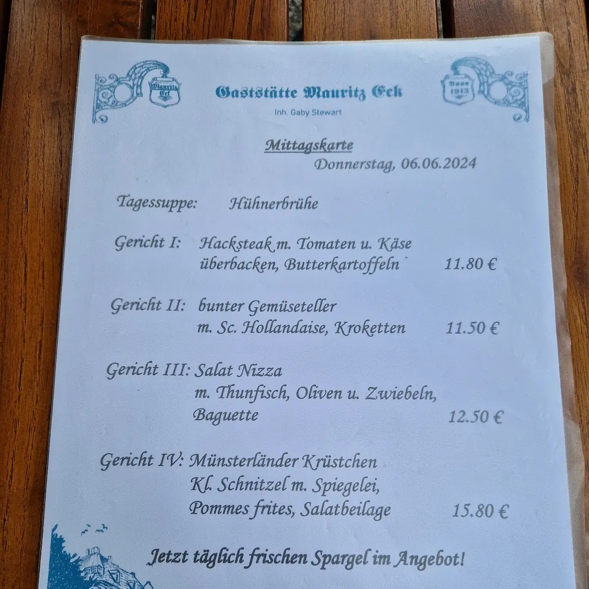 Speisekarte photo 3