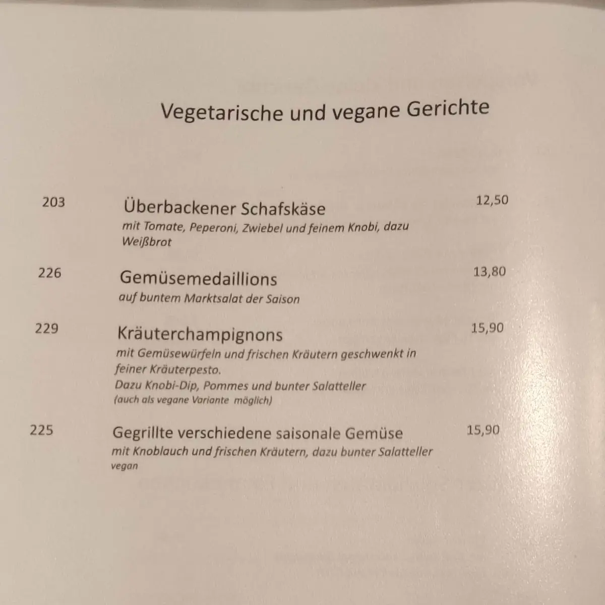 Speisekarte photo 7
