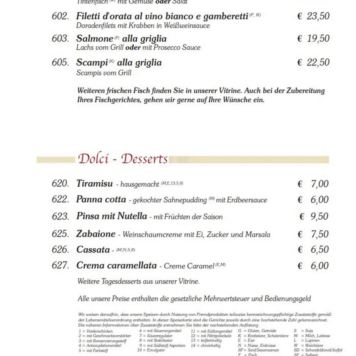 Speisekarte photo 6