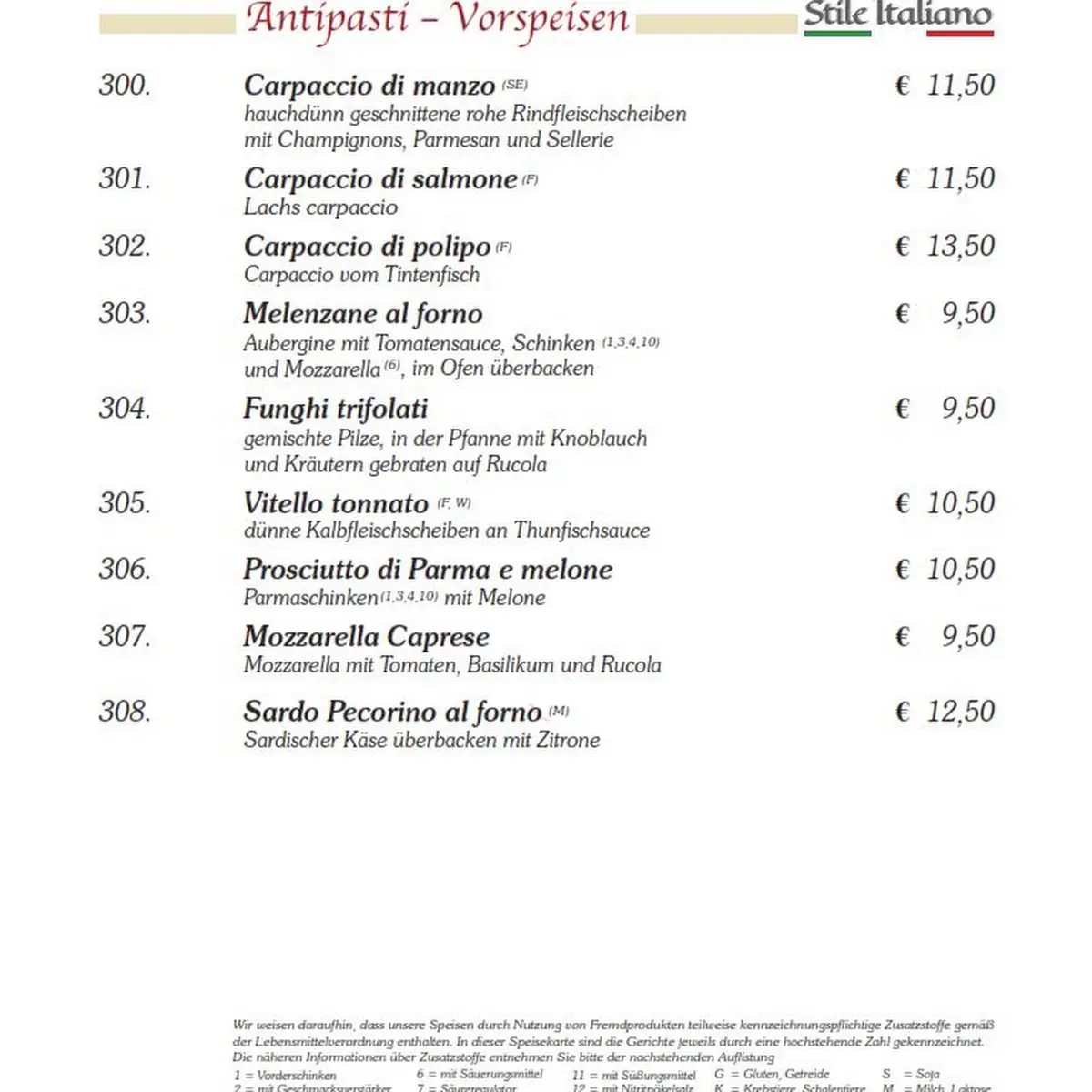 Speisekarte photo 8