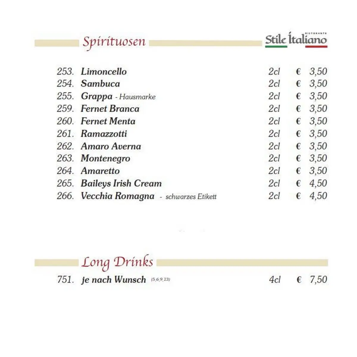 Speisekarte photo 9