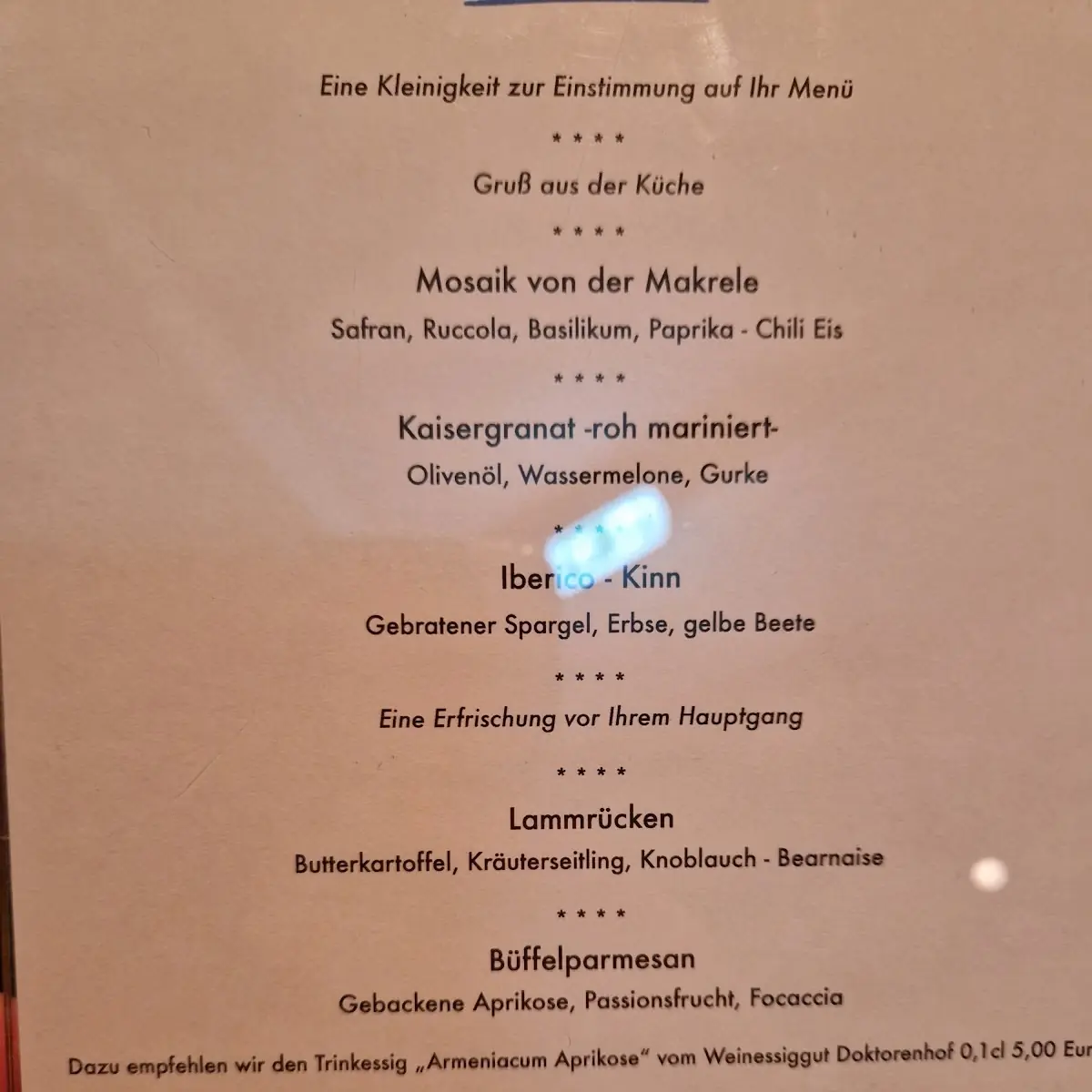 Speisekarte photo 2