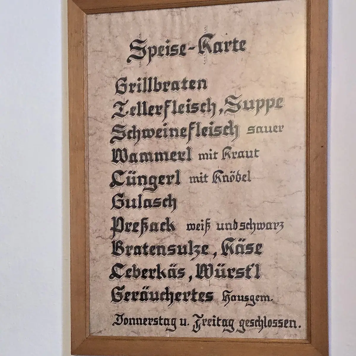 Speisekarte photo 3