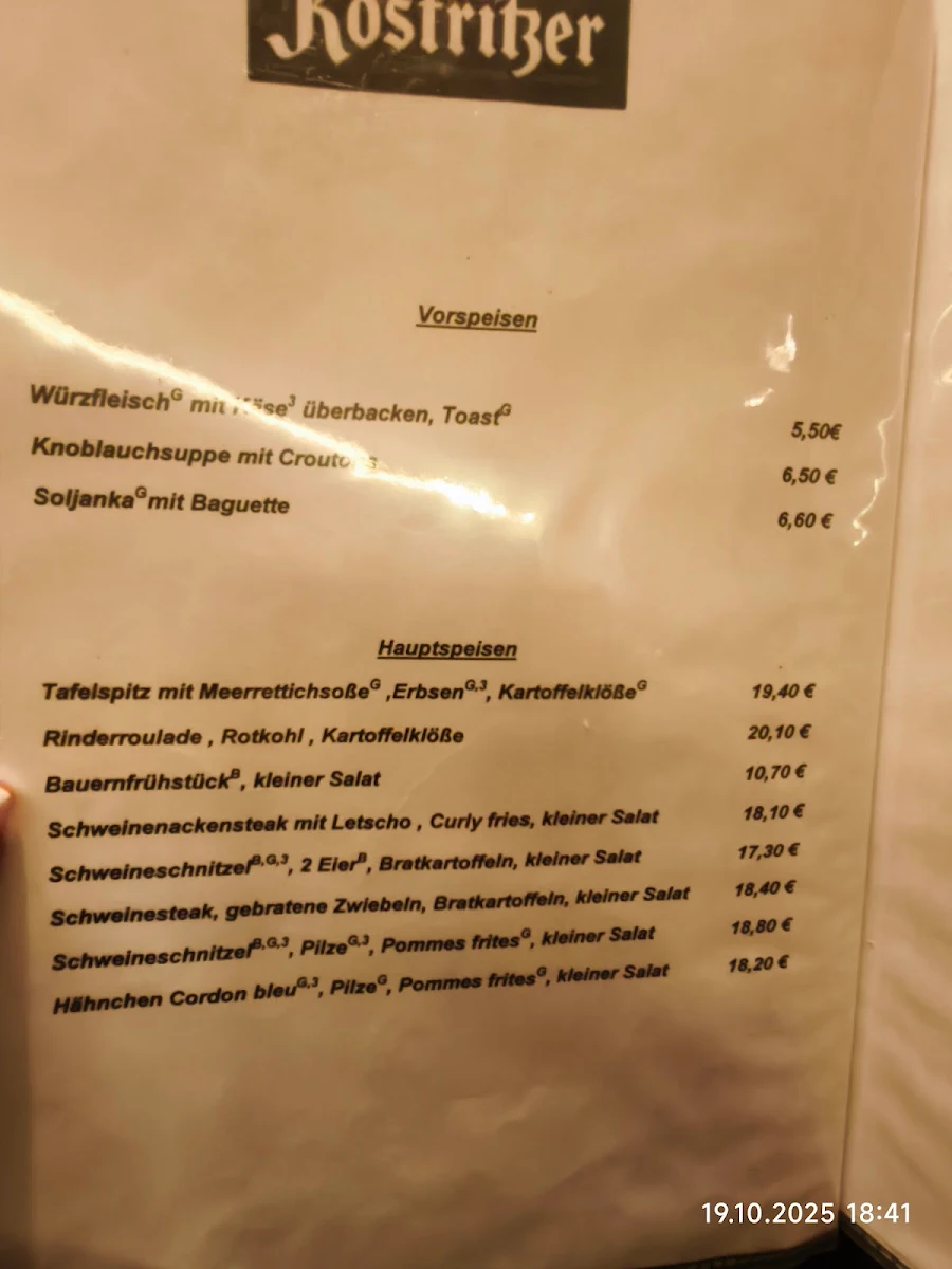 Speisekarte photo 1