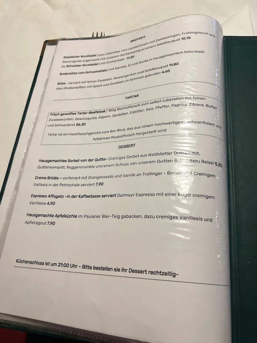 Speisekarte photo 2