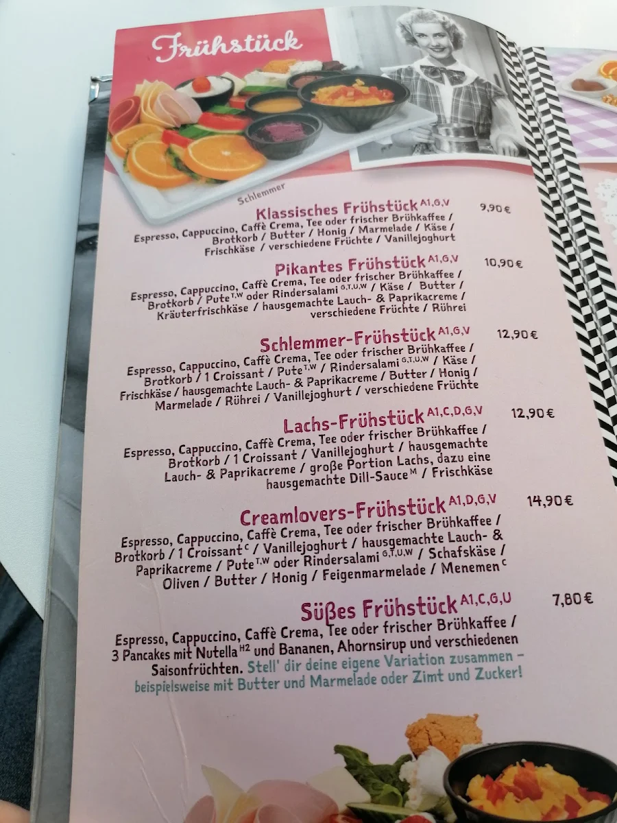 Speisekarte, CREAMLOVERS