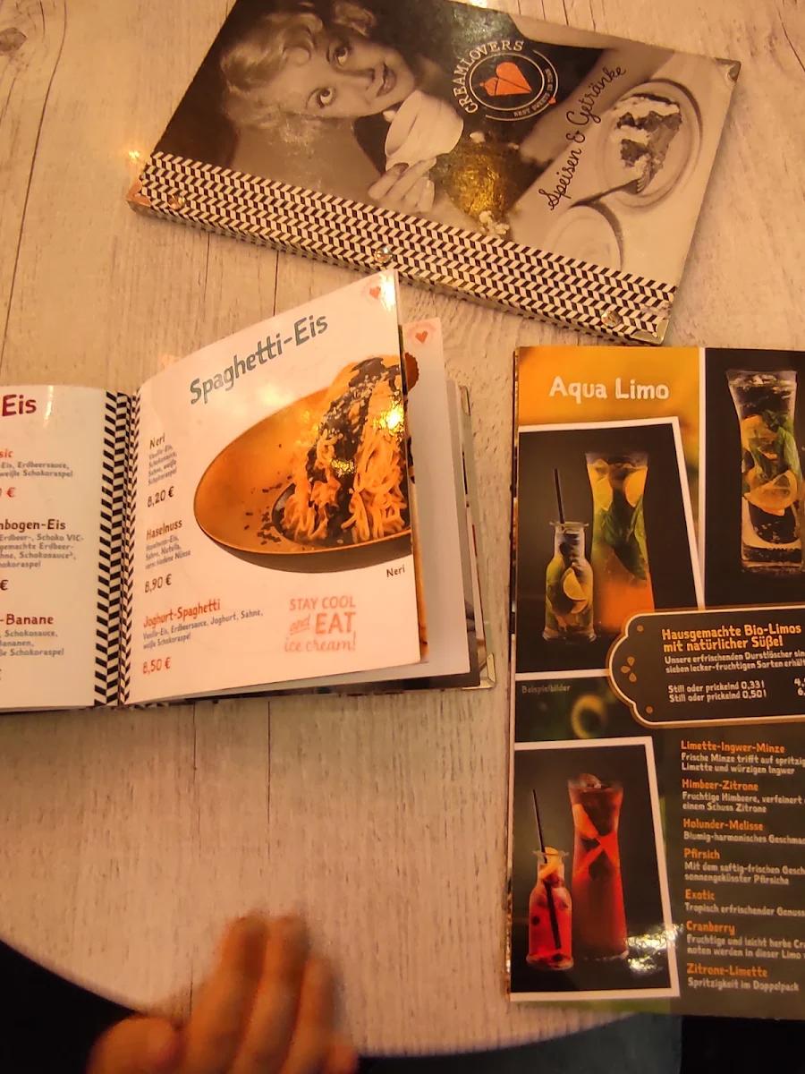 Speisekarte, CREAMLOVERS