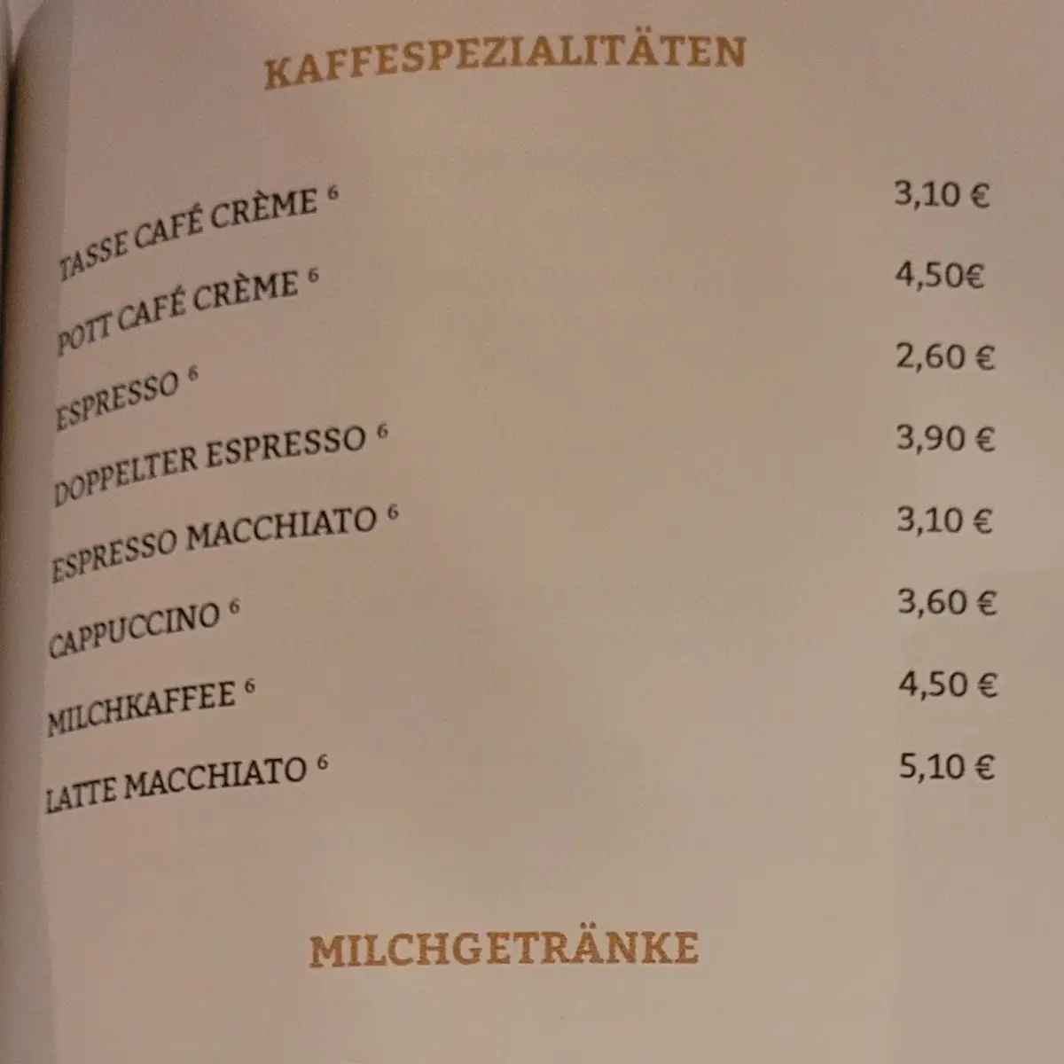 Speisekarte photo 3