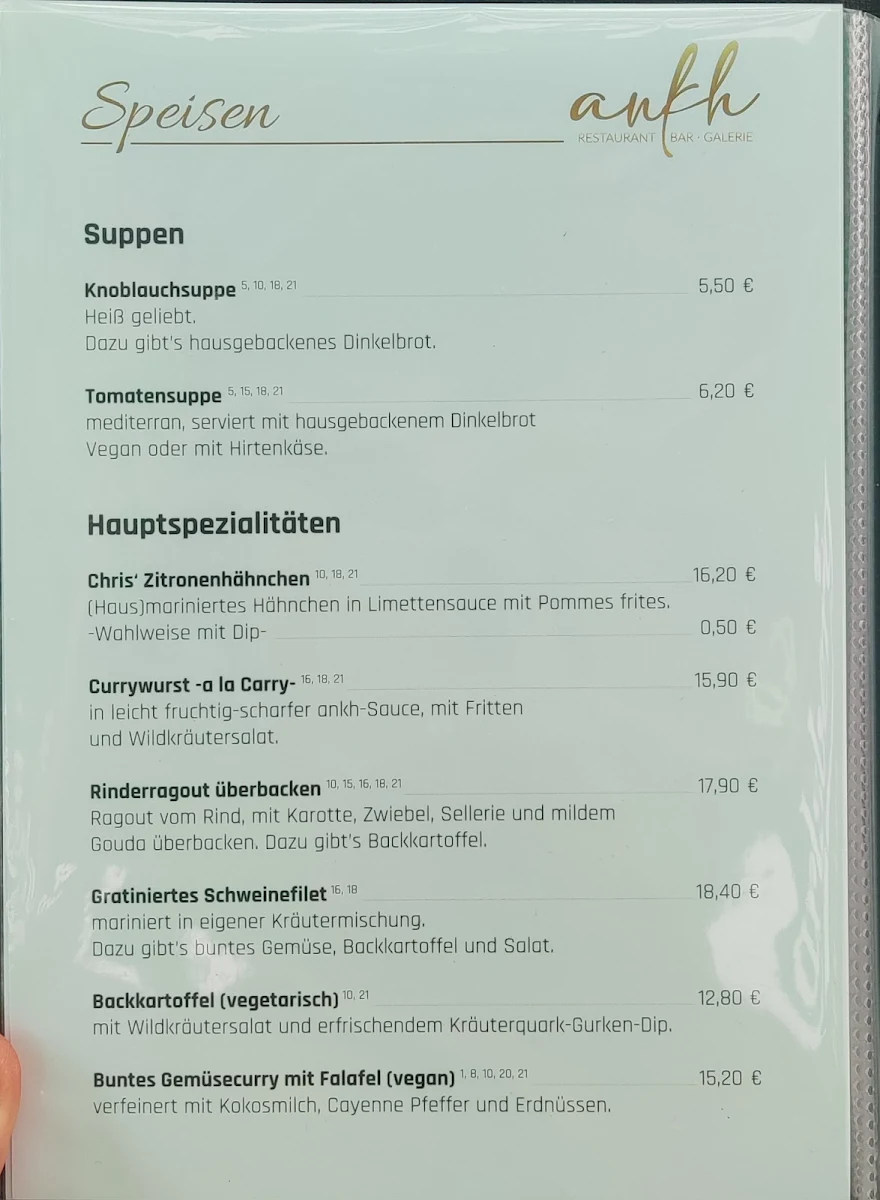 Speisekarte photo 2