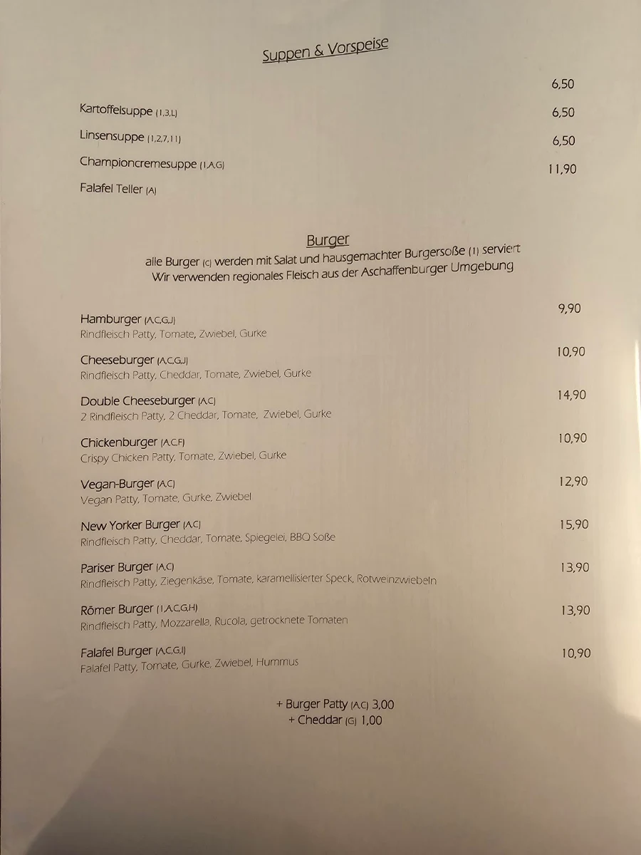 Speisekarte photo 3