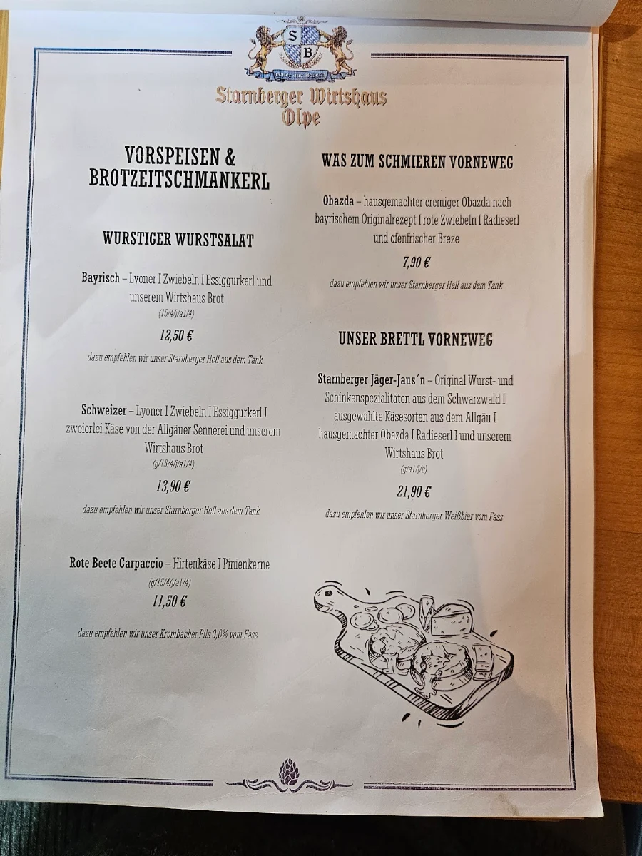 Speisekarte photo 2
