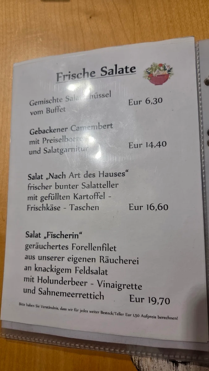Speisekarte photo 3