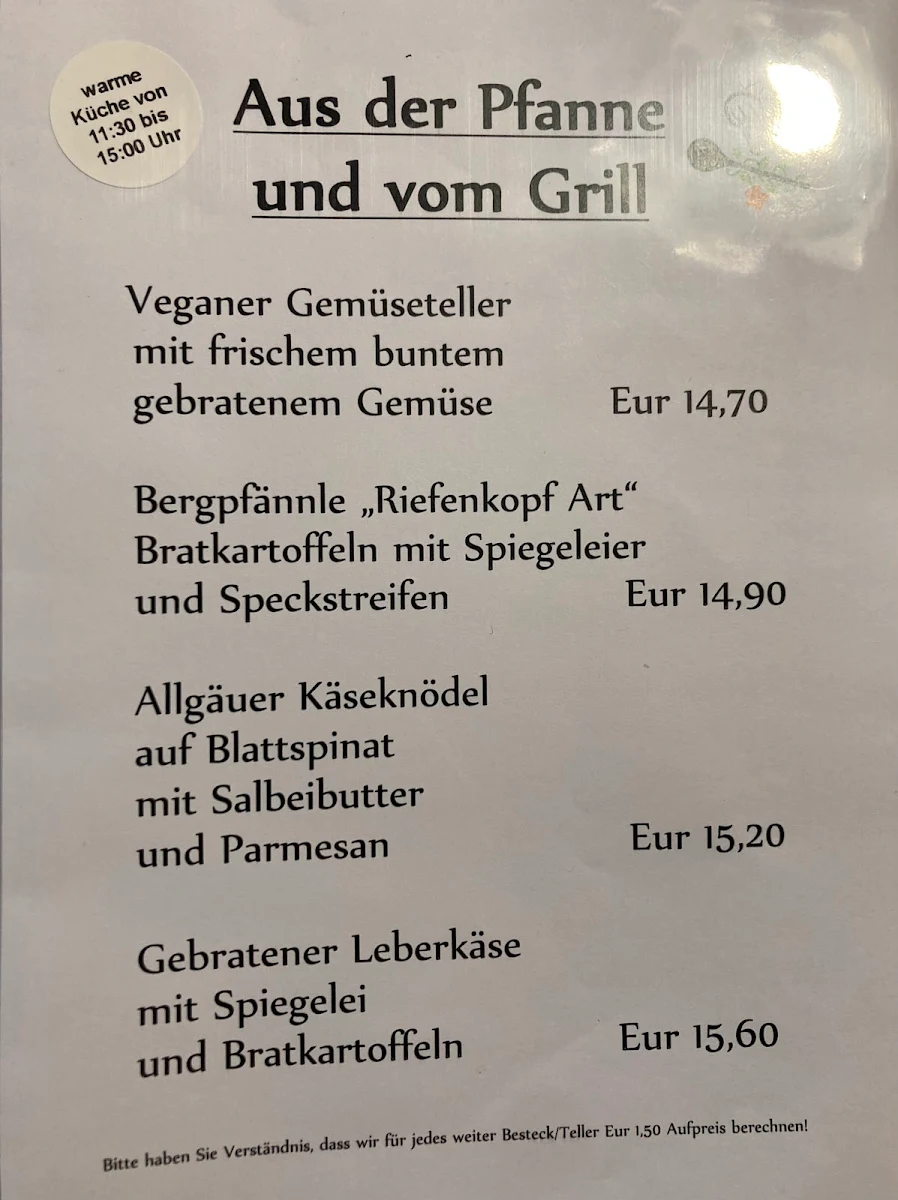 Speisekarte photo 6