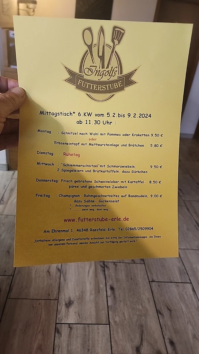 Speisekarte photo 1