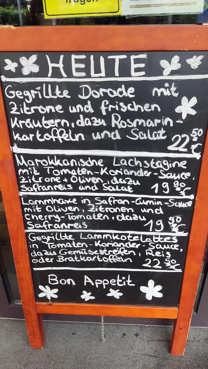 Speisekarte, Karim's Brasserie