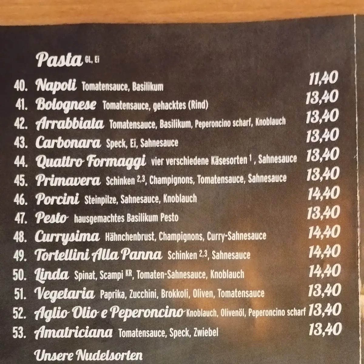Speisekarte photo 8