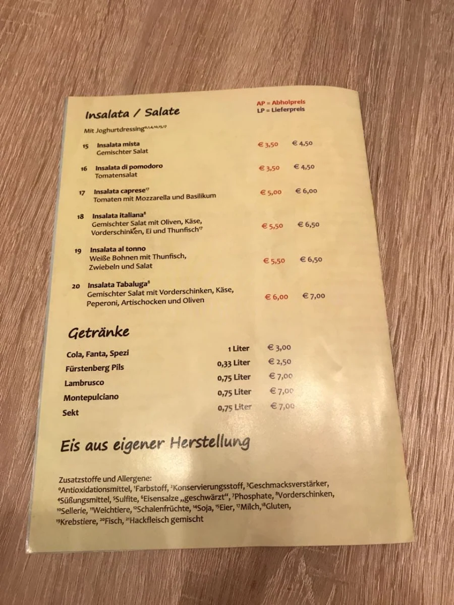 Speisekarte photo 3