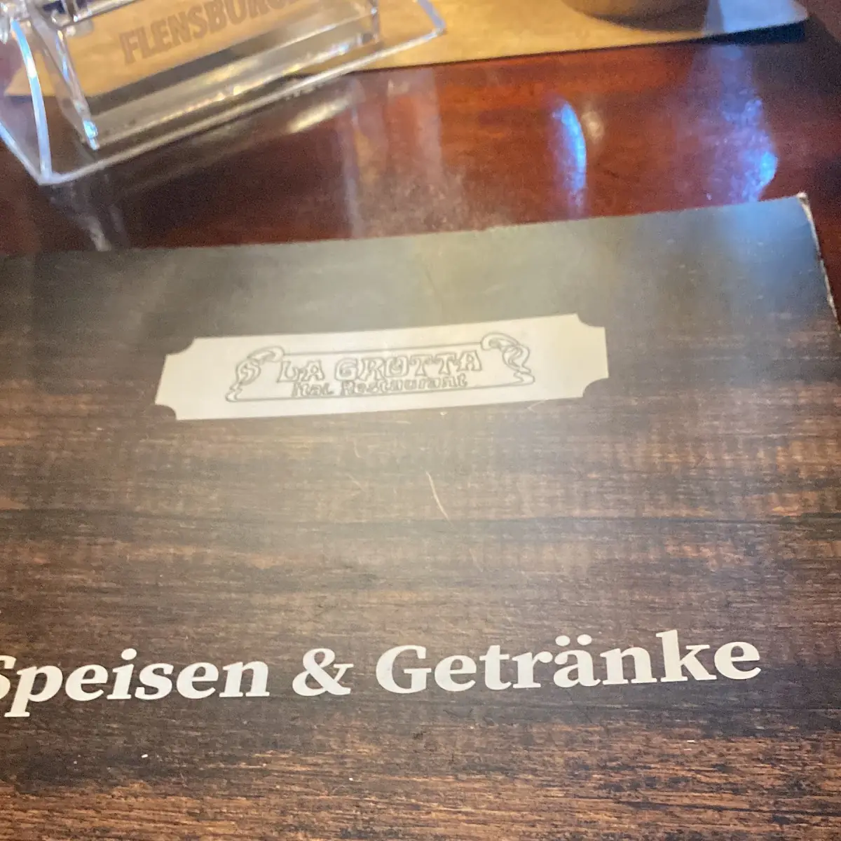 Speisekarte, RETROSO FRANCO LAGROTTA