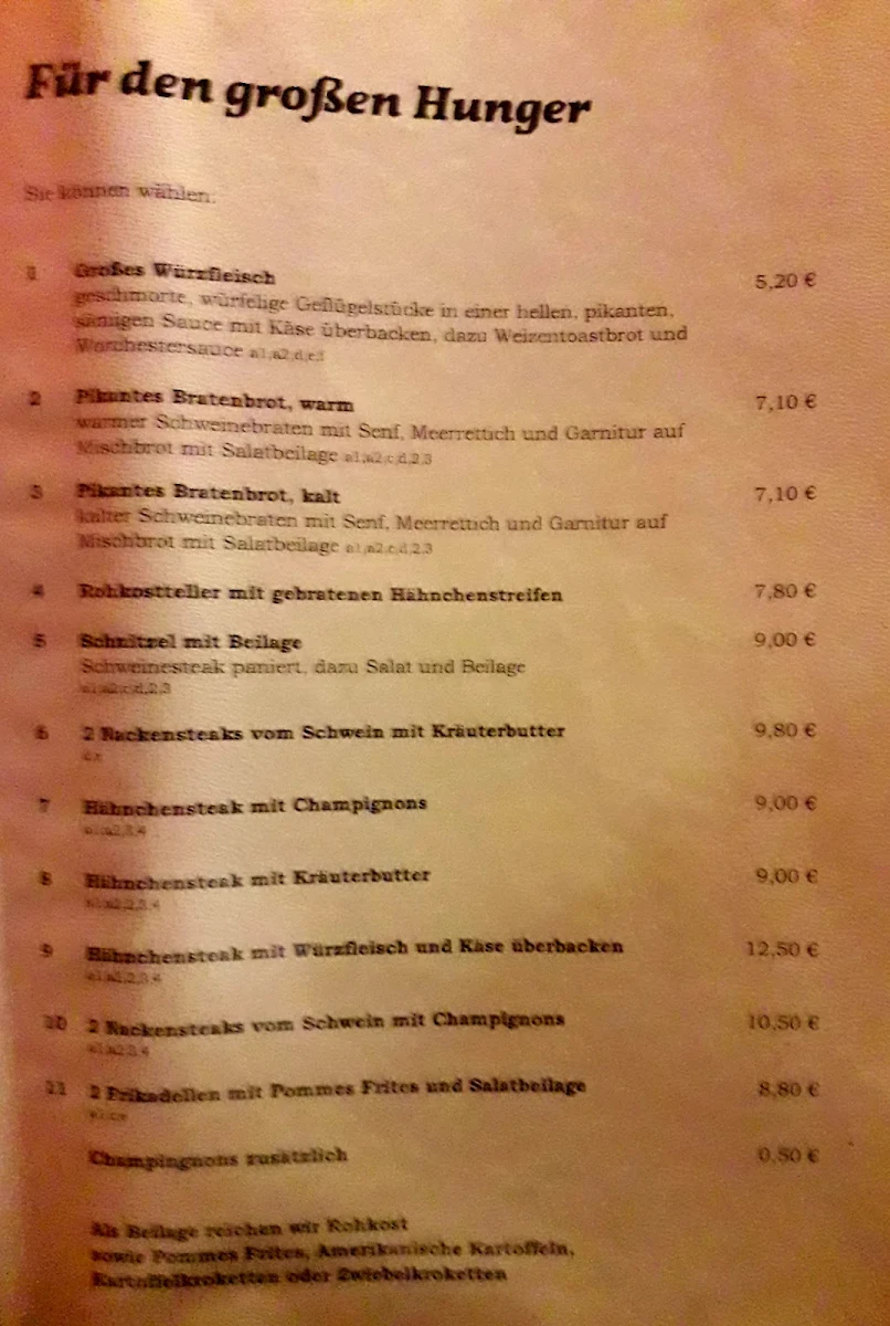 Speisekarte photo 3