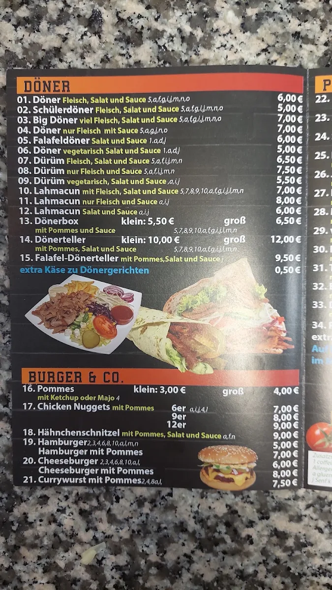 Speisekarte photo 2