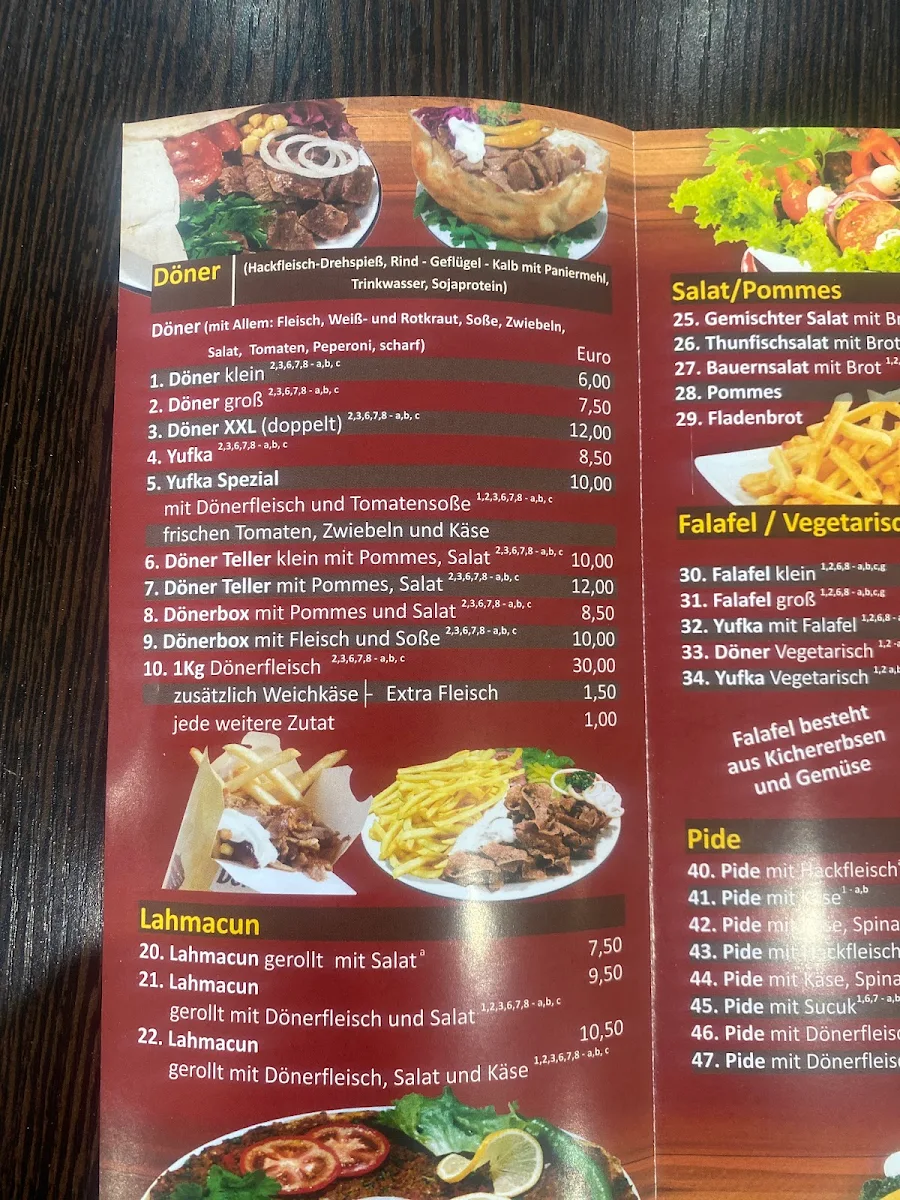 Speisekarte photo 2