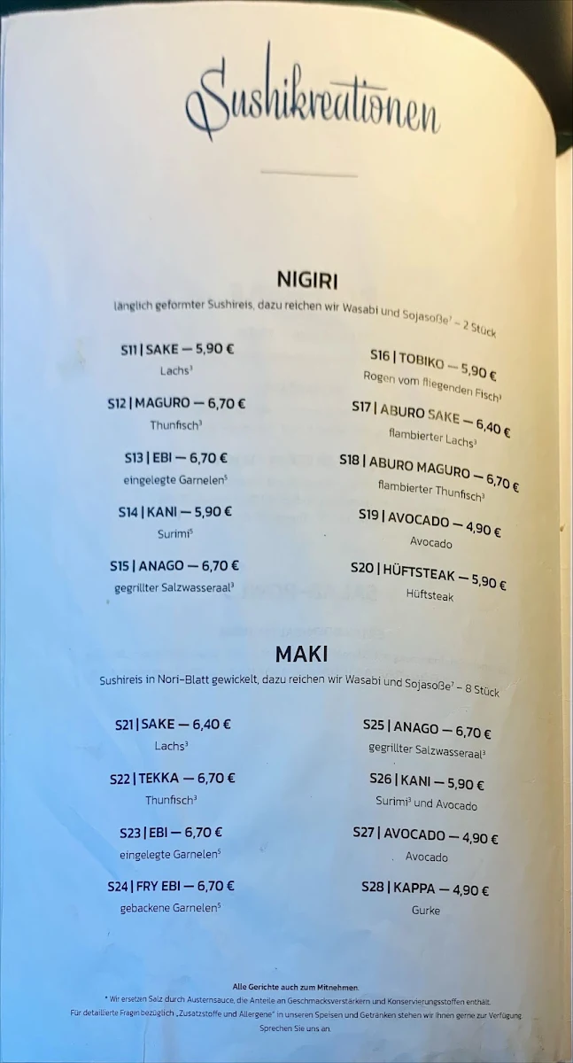 Speisekarte photo 3