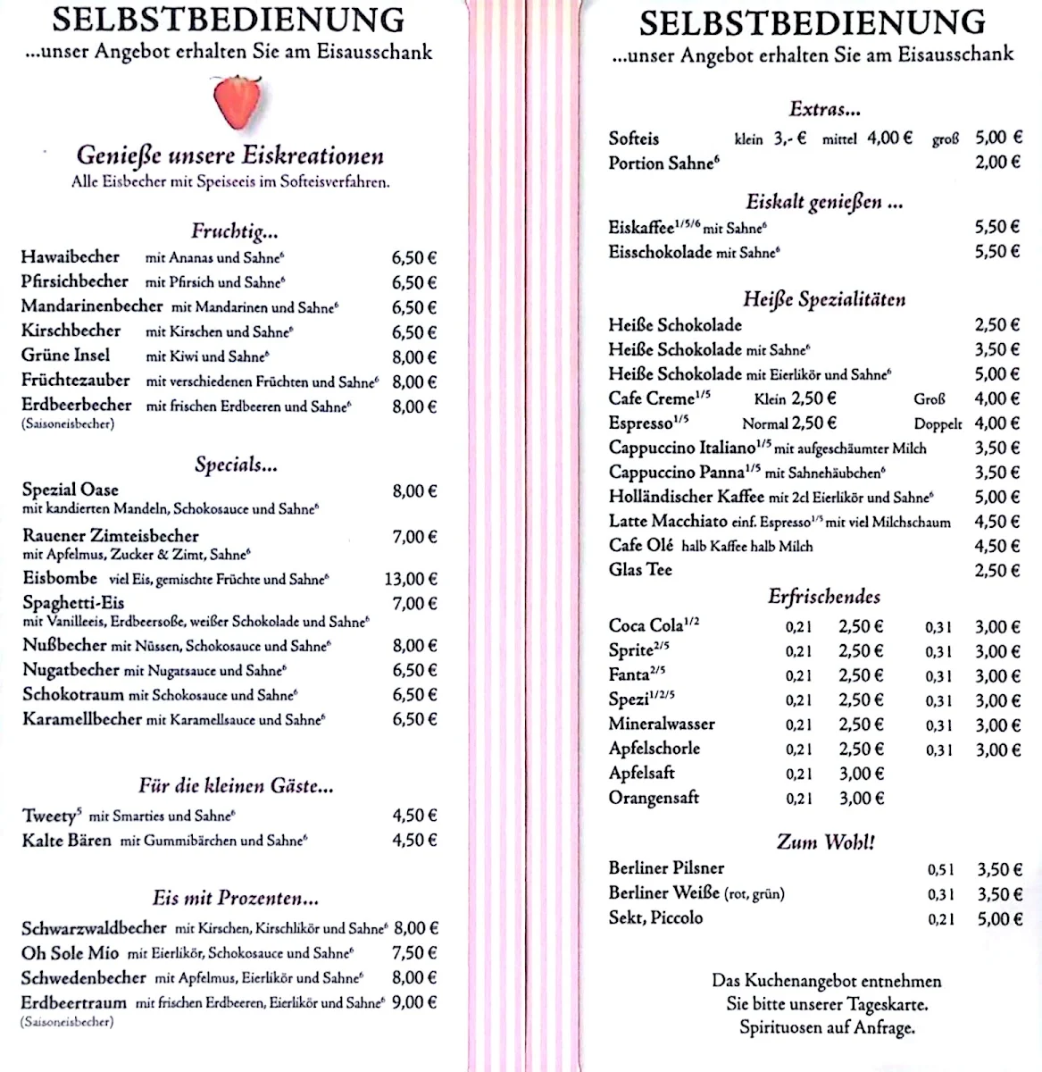 Speisekarte photo 1