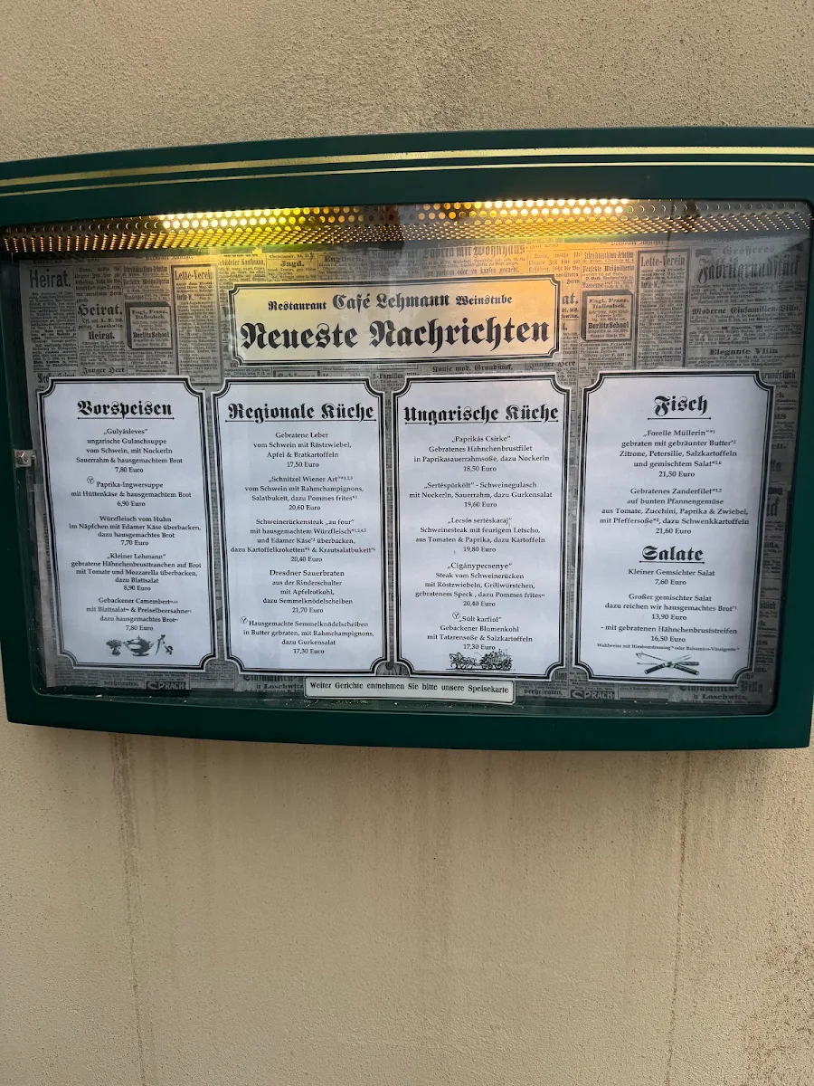 Speisekarte photo 1