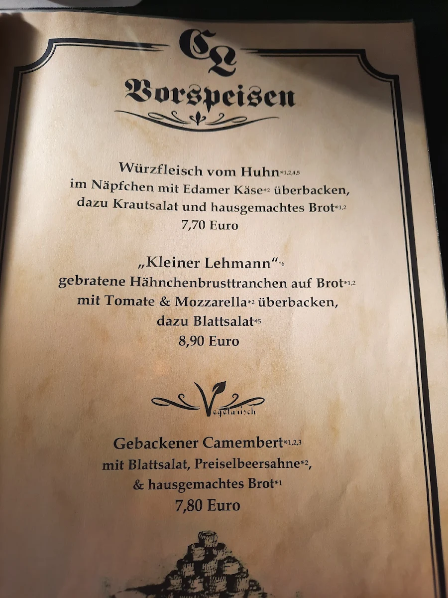 Speisekarte photo 3