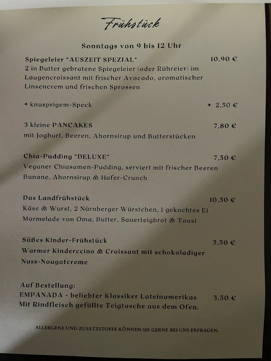 Speisekarte photo 2