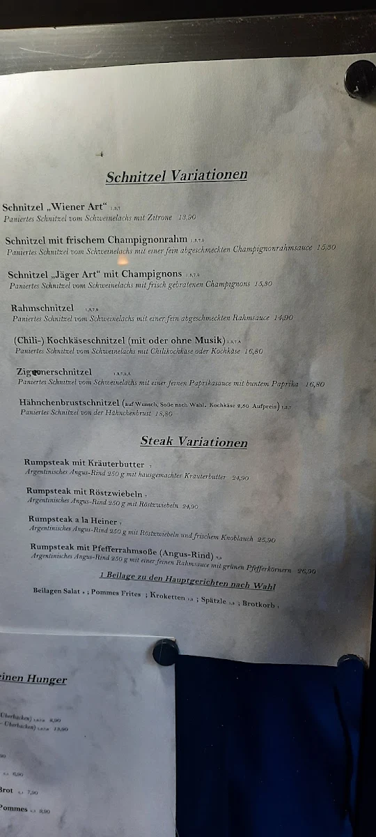 Speisekarte photo 2