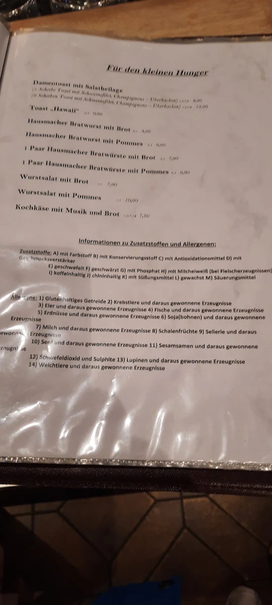 Speisekarte photo 6