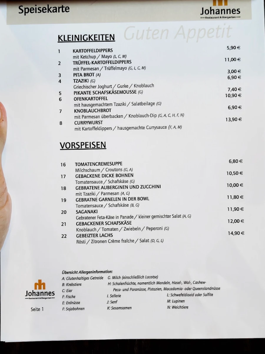 Speisekarte photo 2
