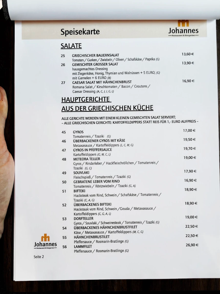 Speisekarte photo 3