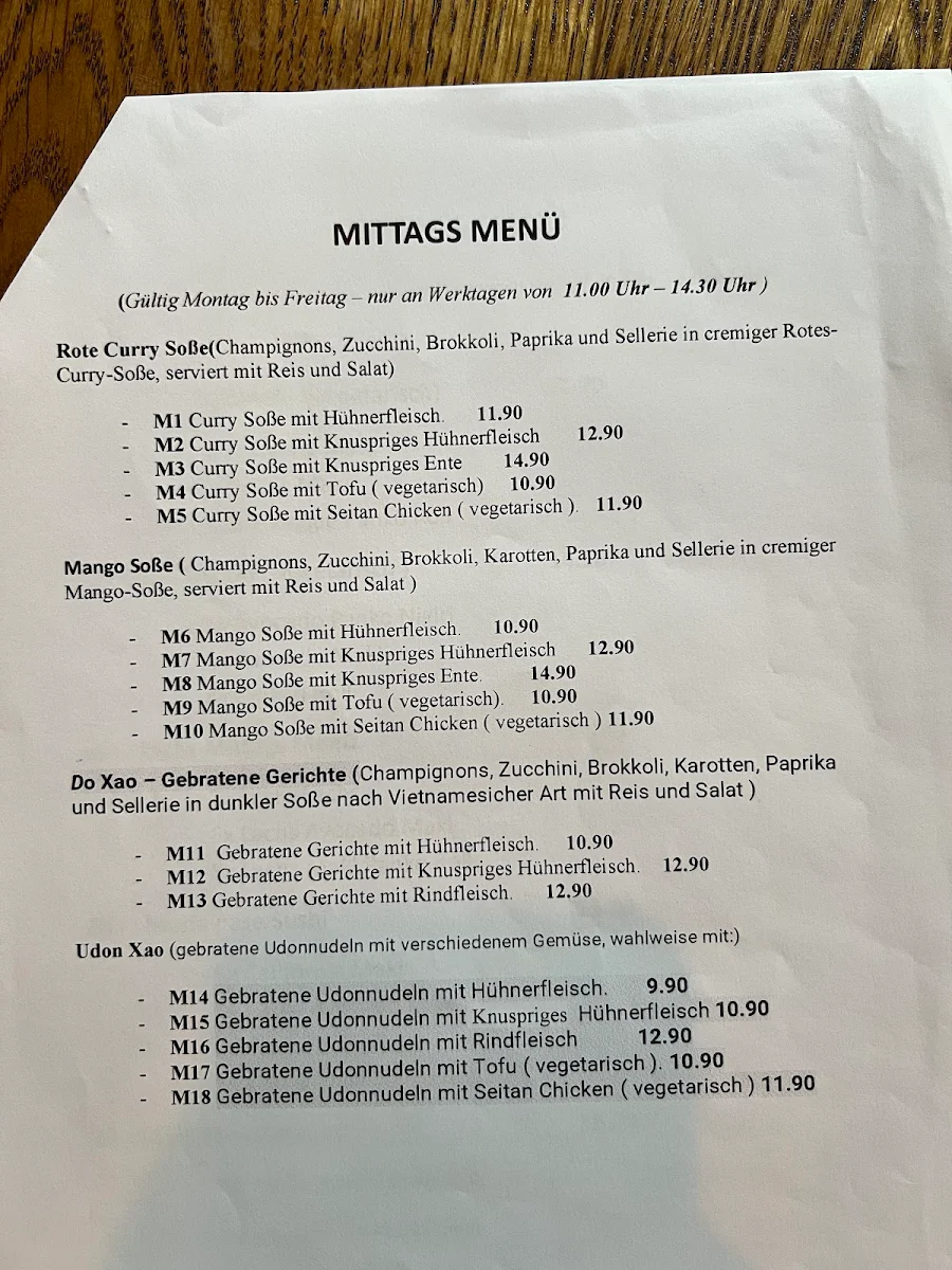 Speisekarte photo 1