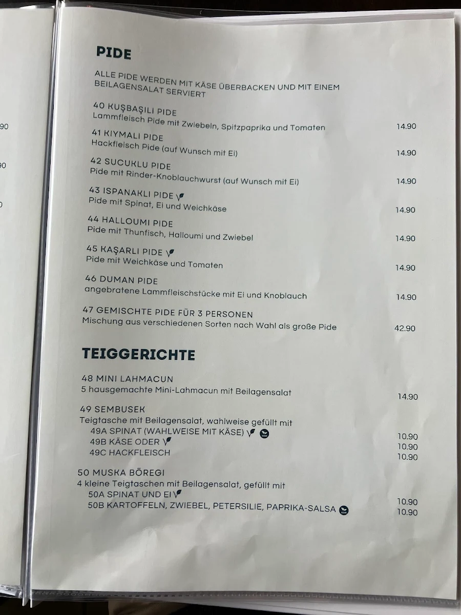 Speisekarte photo 9