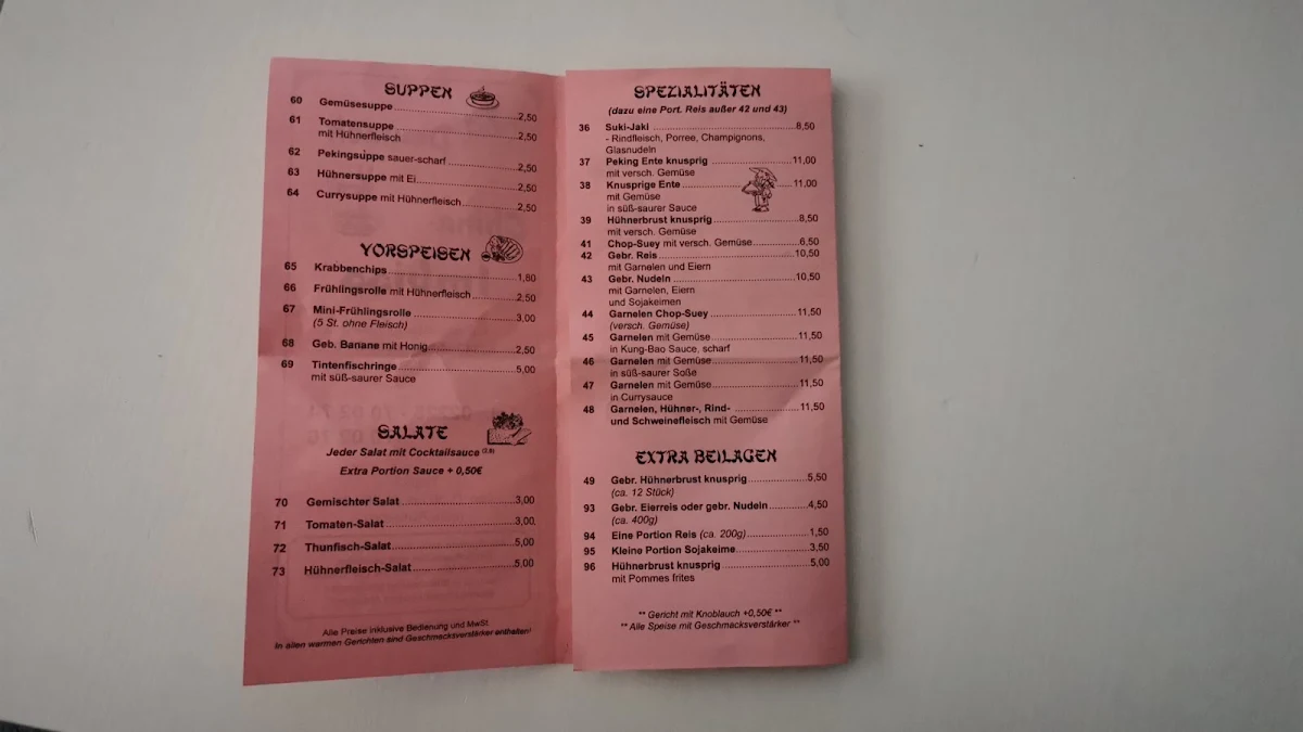 Speisekarte photo 3