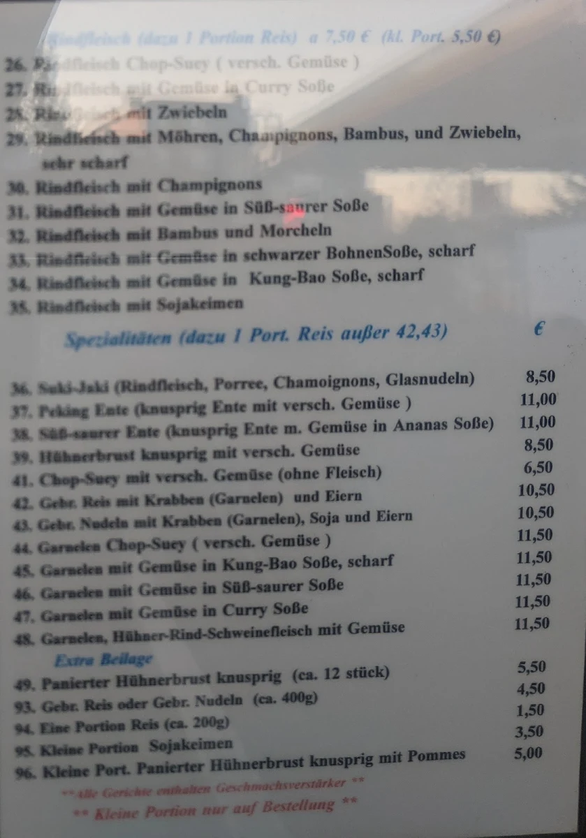 Speisekarte photo 4